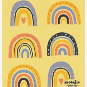Swedish Sponge Cloth-Rainbows by Ecologie Danica