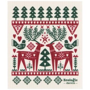 Swedish Dishcloth Folk Forest
