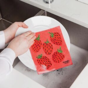 Swedish Sponge Cloth-Berry Sweet by Ecologie Danica