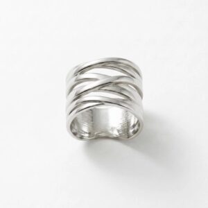 Courage Wrap It Waterproof Ring Silver by Dansk