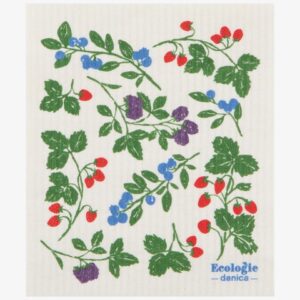 Swedish Sponge Cloth-Berry Bramble by Ecologie Danica