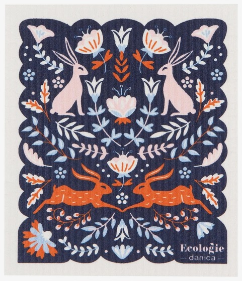 Swedish Sponge Cloth-Rabbit Tale by Ecologie Danica