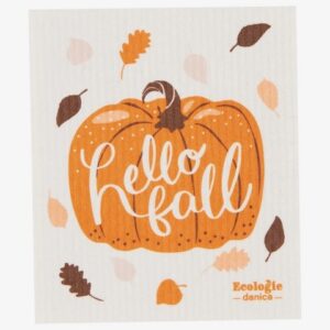Swedish Dishcloth Hello Fall