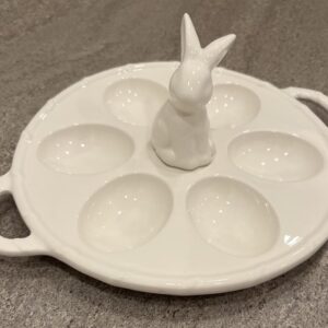 Bunny Egg Dish by Tag