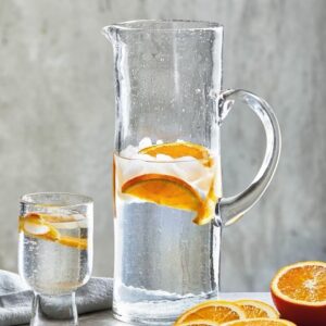Bubble Glass Tall Pitcher by Tag