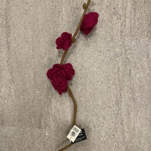 Felt Rose Branch-Fuschia by Gry & Sir
