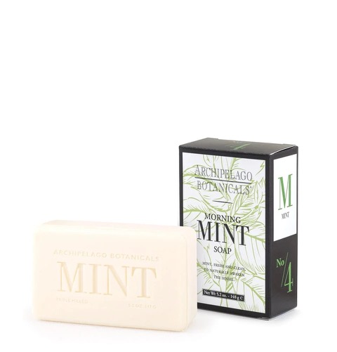 All Natural Morning Mint Soap Bar by Archipelago Botanicals - Image 2