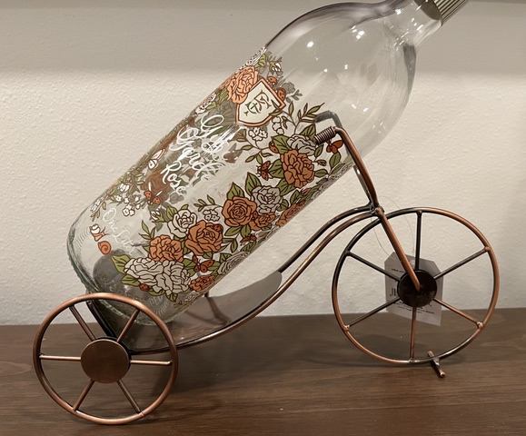 Copper Trike Wine Bottle Holder by Tag