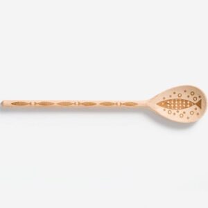 Wooden Engraved Fish Spoon